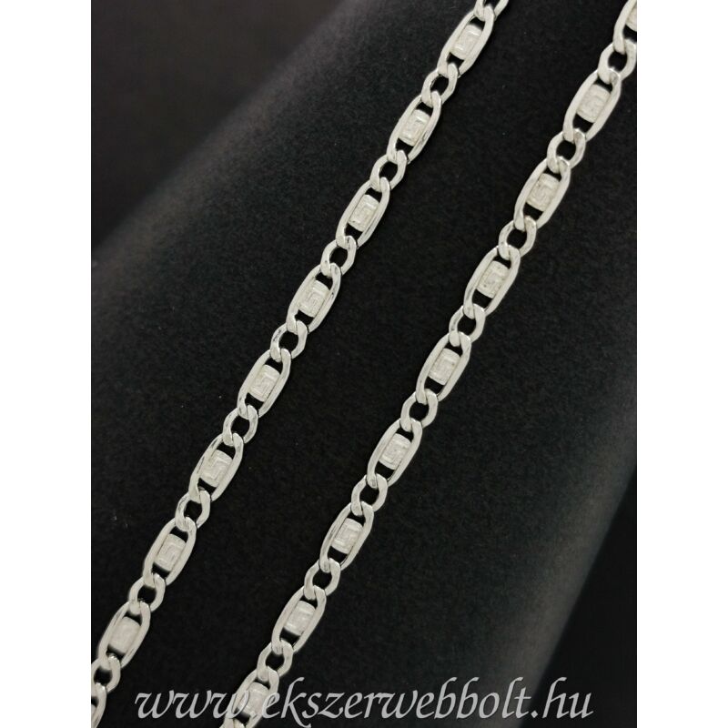 ezüst férfi nyaklánc "valentino" ( 55 cm )