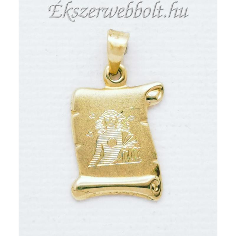 14 Karátos horoszkóp medál, bármilyen horoszkóppal rendelhető!