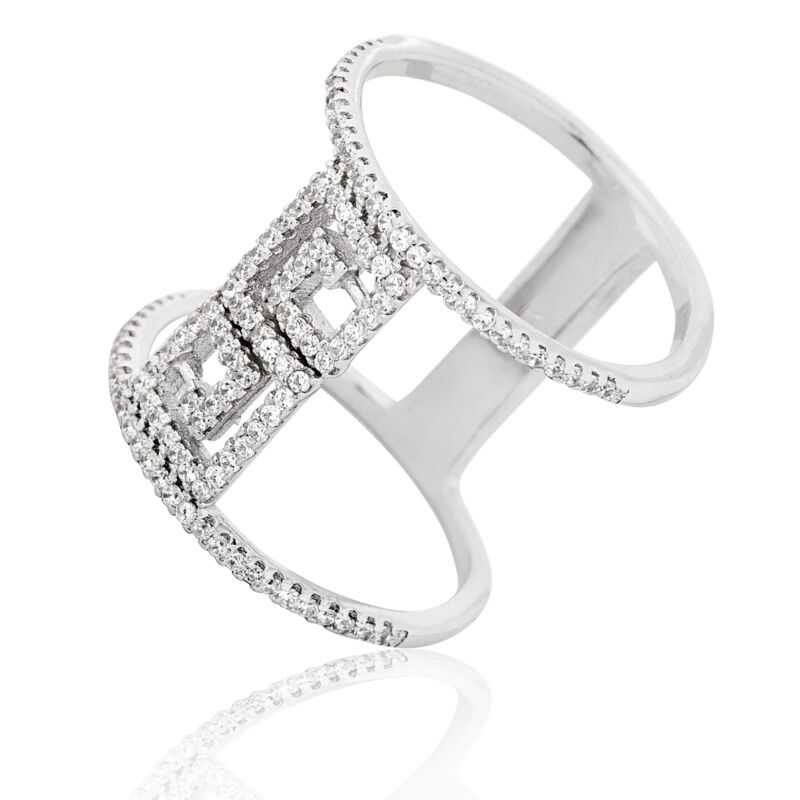 Görög mintás ezüst gyűrű
